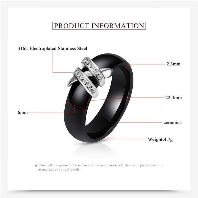 316L Stainless Steel 18K Gold Plated Couple Rings Jewelry Set M02307