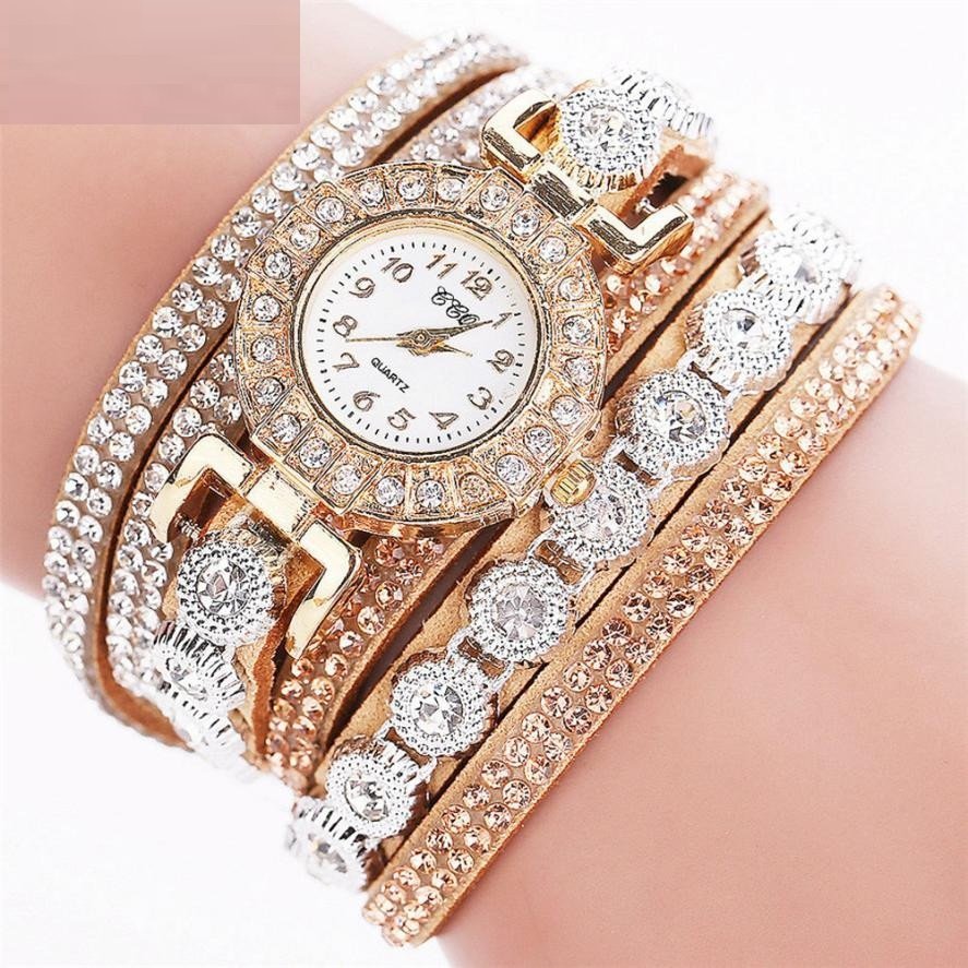 CCQ Fashion Quartez White Women Watch M01854