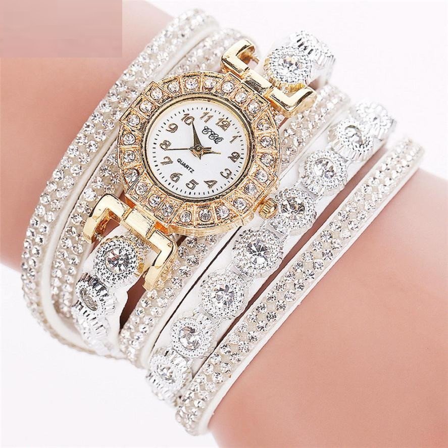 CCQ Fashion Quartez White Women Watch M01856