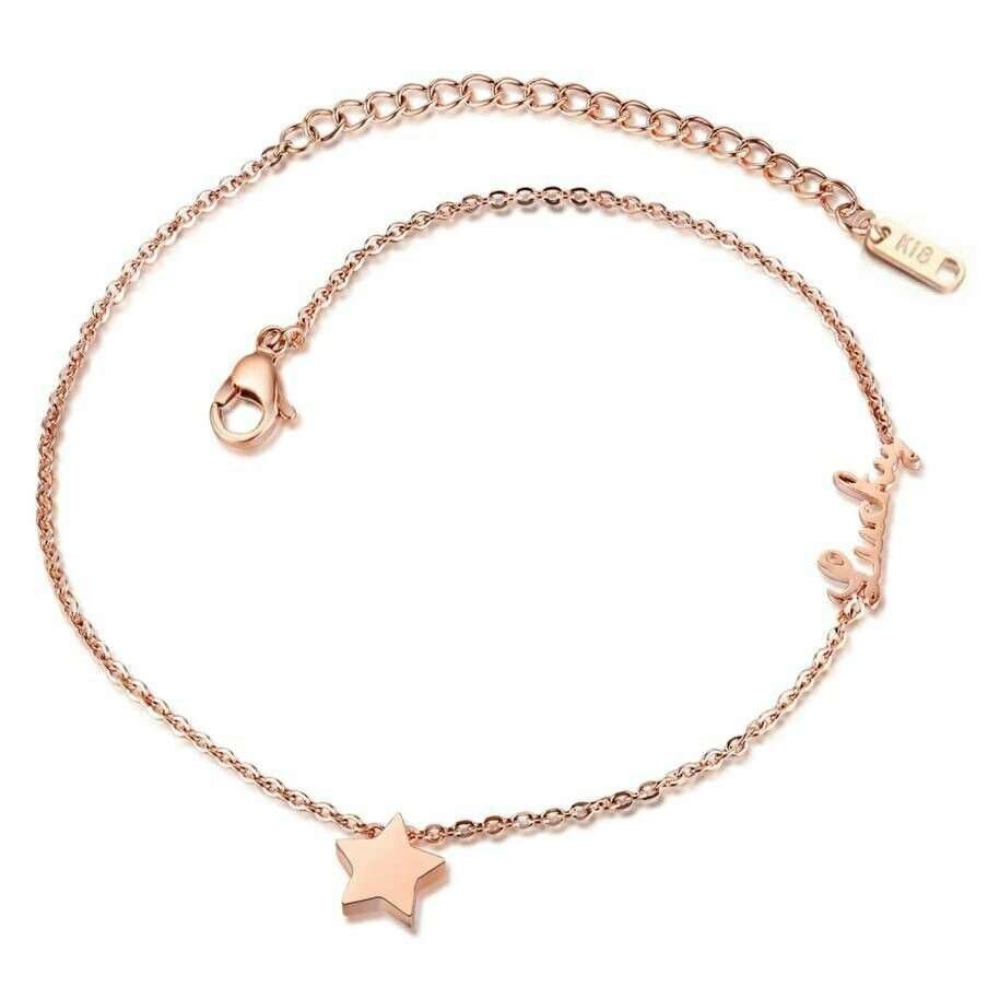 18K Gold Plated Anklet Lucky Bracelet M01677