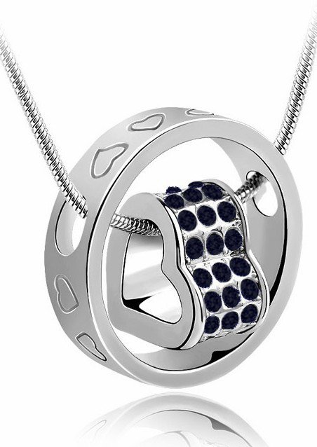 18K Gold Plated Austrian Crystal Necklace M00939