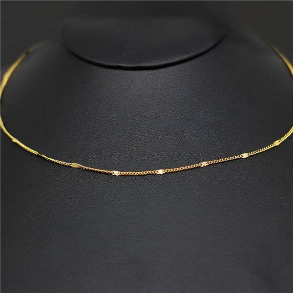 18K Gold Plated Environmental Friendly Copper Alloy Necklace M01660