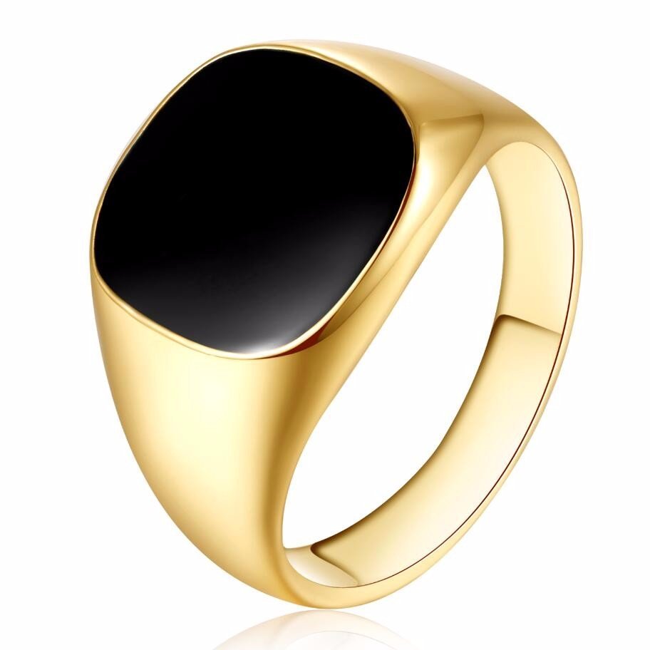 18K Gold Plated Men Ring M01037