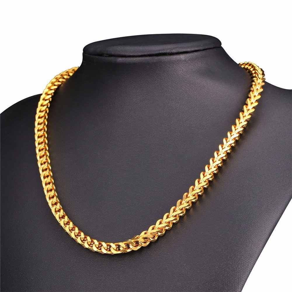 18K Real Gold Plated Environmental Friendly Copper Alloy Necklace M01631