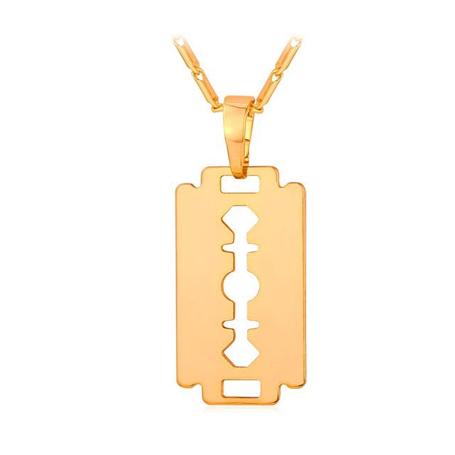 18K Real Gold Plated Environmental Friendly Copper Alloy Necklace M01641