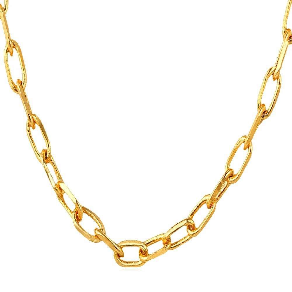 18K Real Gold Plated Environmental Friendly Copper Alloy Necklace M01652