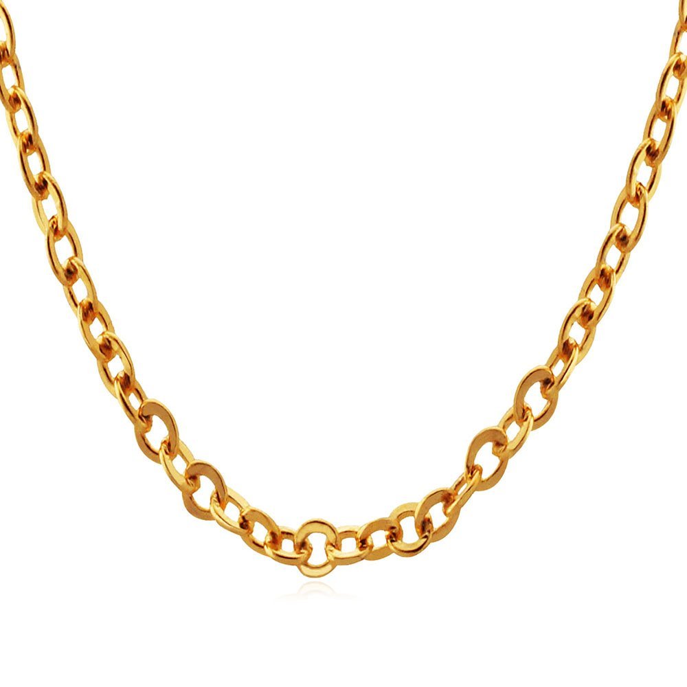 18K Real Gold Plated Environmental Friendly Copper Alloy Necklace M01653