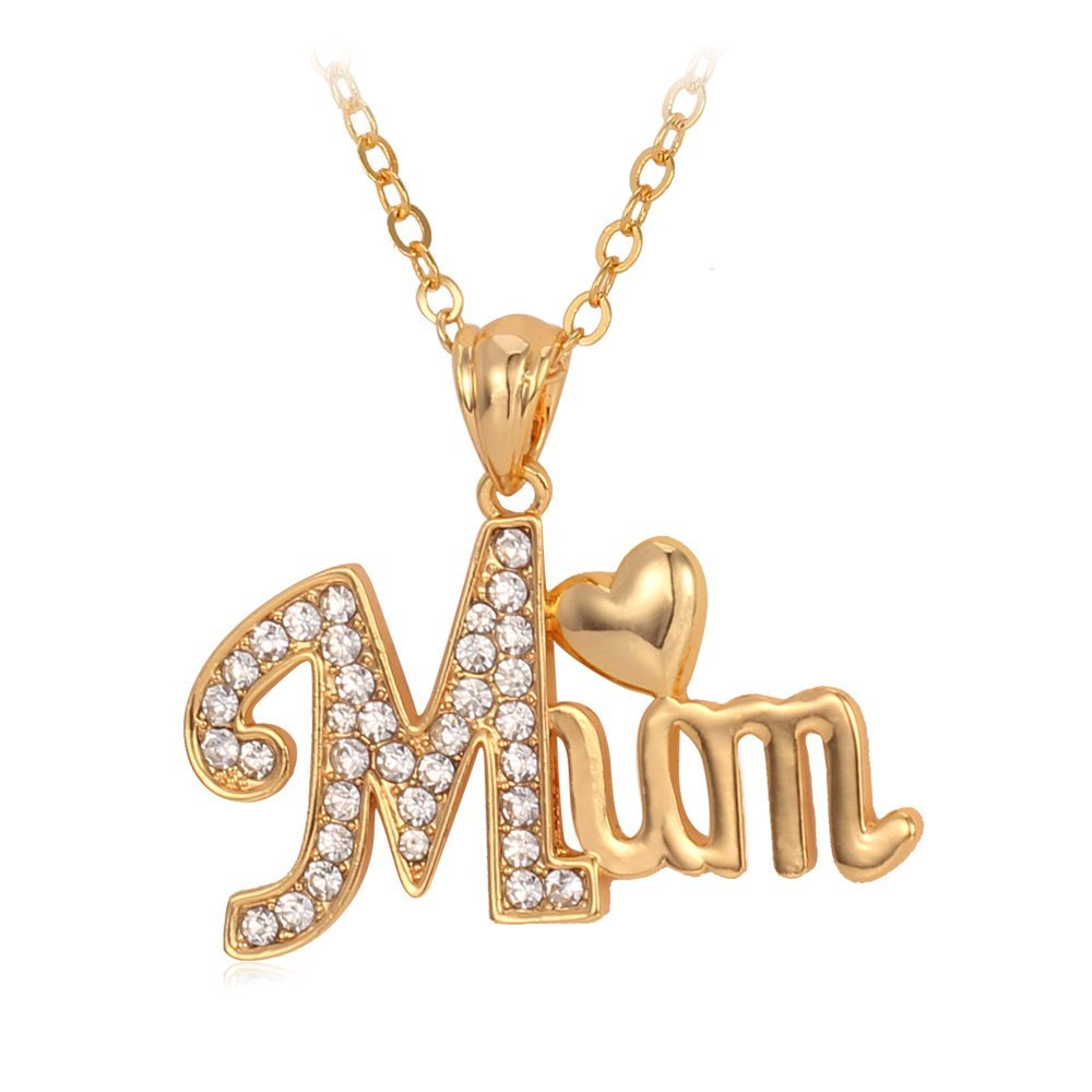18K Real Gold Plated MUM Environmental Friendly Copper Alloy Necklace M01637