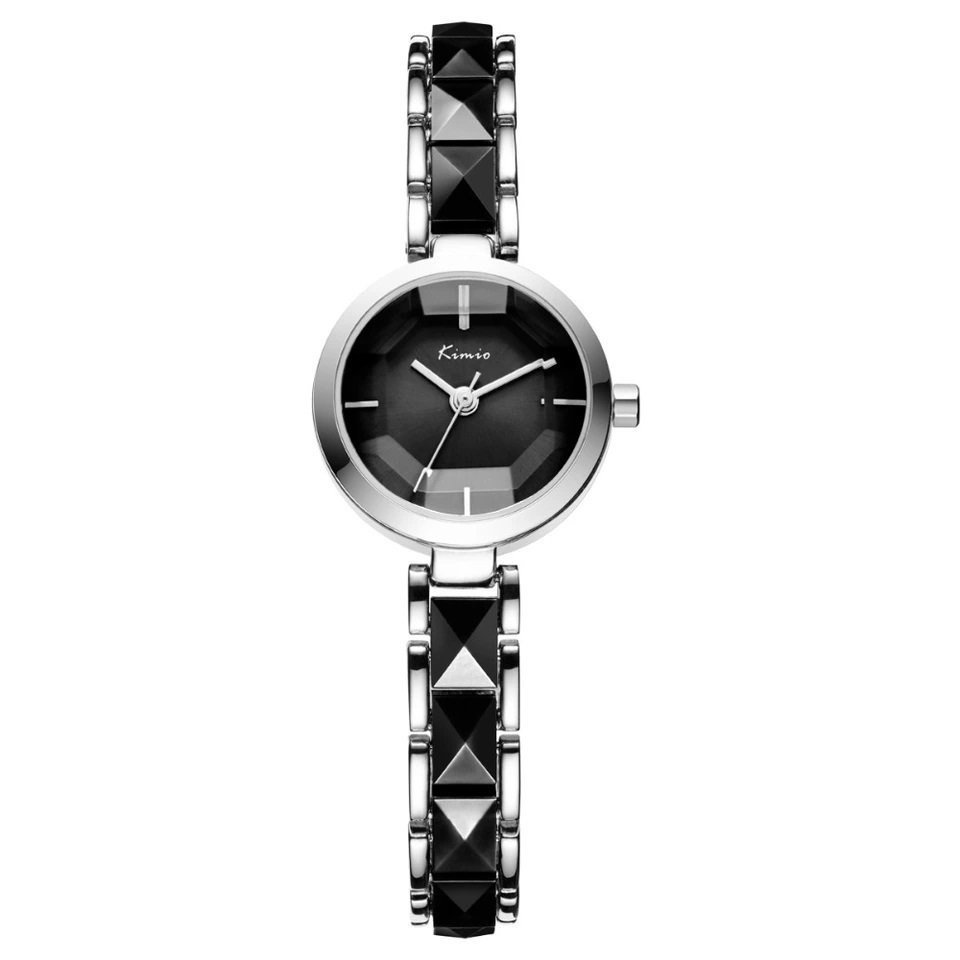 Kimio Stainless Steel Never Fade Original Black Watch M01892