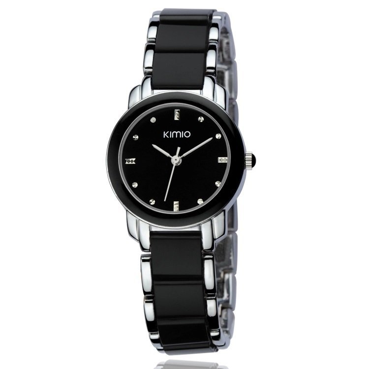 Kimio Stainless Steel Never Fade Original Black Watch M01896