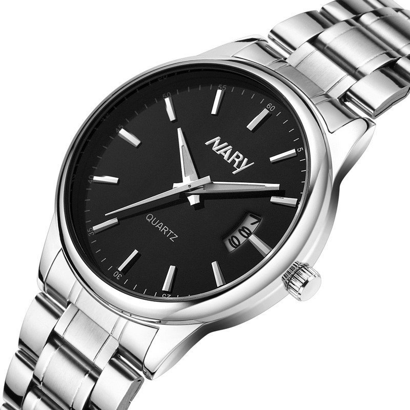 Nary Stainless Steel Original Black Watch M01838
