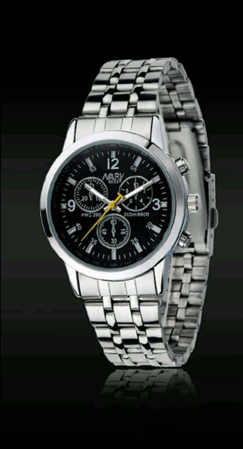 Nary Stainless Steel Original Black Watch M01841