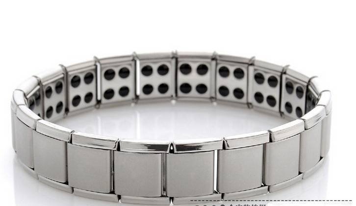 316L Titanium Steel Never Fade Germanium Power Balance Bracelet M00894
