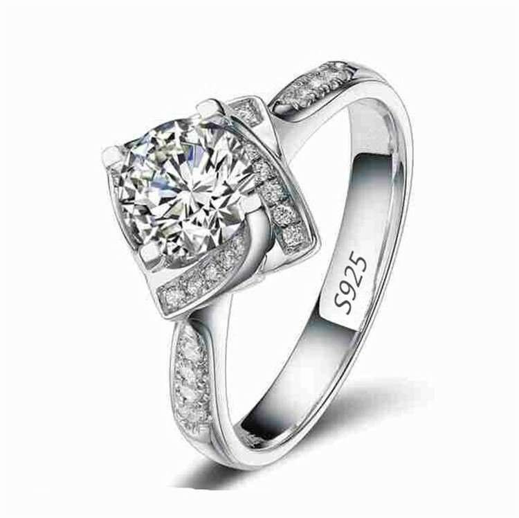 925 Silver Plated Austrian Crystal Ring M01710