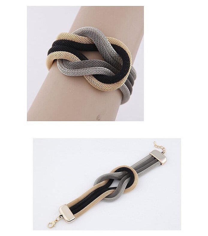 Fashion Chunky Gold Multilayer Bracelet M01364