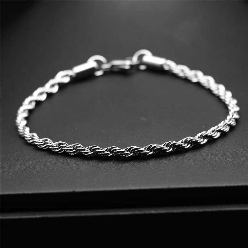 Platinum Plated Plated Environmental Friendly Copper Alloy Bracelet M01659