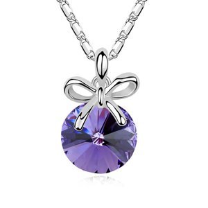 Platinum Plated Swarovski Elements Necklace M00278