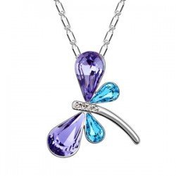 Platinum Plated Swarovski Elements Necklace M00294