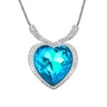 The Heart of Ocean Crystal Ocean Blue Necklace M00515