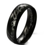 Titanium Plated Stainless Steel Ring M00715