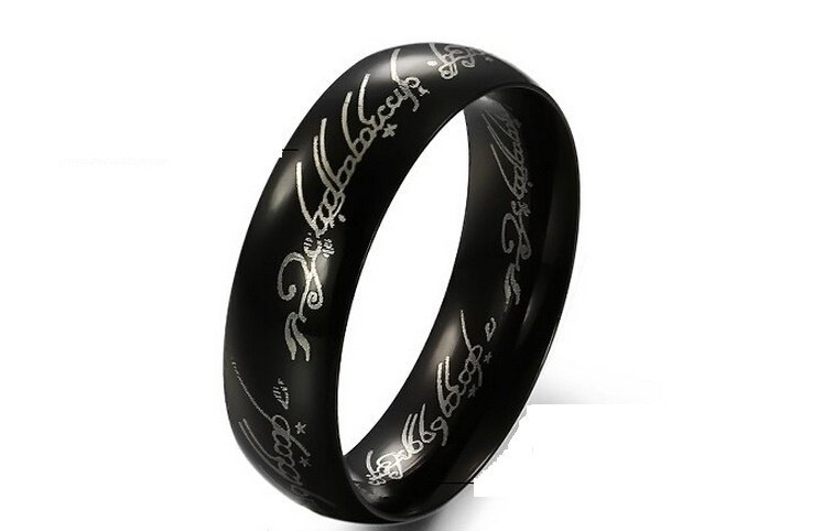 Titanium Plated Stainless Steel Ring M00715