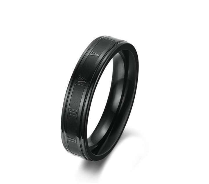 Titanium Plated Stainless Steel Ring M01269