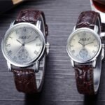 SBAO Original Couple Leather Brown Watch M01833