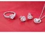 925 Sterling Silver Austrian Crystal Jewelry Set M01920
