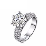 925 Sterling Silver Austrian Crystal Ring M01922