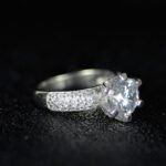 925 Sterling Silver Austrian Crystal Ring M01922