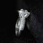 925 Sterling Silver Austrian Crystal Ring M01922