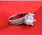 925 Sterling Silver Austrian Crystal Ring M01922