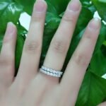 925 Sterling Silver Austrian Crystal Ring M01923