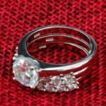 925 Sterling Silver Austrian Crystal Ring M01923