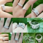 925 Sterling Silver Austrian Crystal Ring M01923