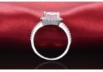 Pure 925 Sterling Silver 3 Carat CZ Diamonds Wedding Never Fade Ring M01398