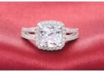 Pure 925 Sterling Silver 3 Carat CZ Diamonds Wedding Never Fade Ring M01398