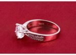 Pure 925 Sterling Silver 5 Carat CZ Diamonds Wedding Never Fade Ring M01397