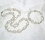 Pure 925 Sterling Silver Freashwater Pearl Jewellery Set of 3 M01437