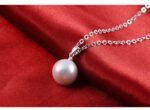Pure 925 Sterling Silver Fresh Double Pearls Wedding Never Fade Jewelry Set M01396