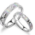 Pure 925 Sterling Silver Wedding Crystal Never Fade Ring M01383