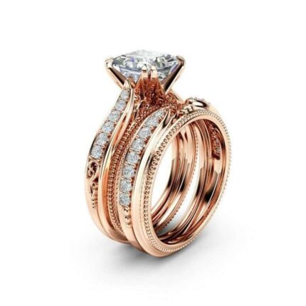 18K Gold Plated Stainless Steel Ring M02311