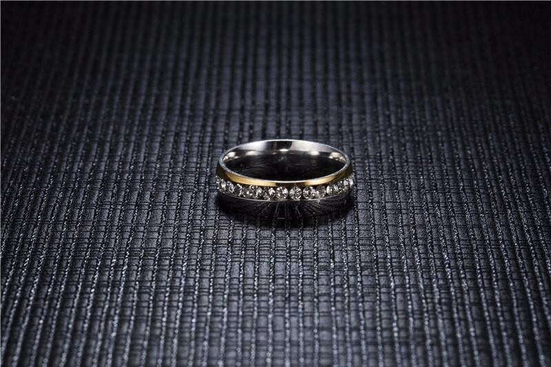 18K Gold Plated Stainless Steel Ring M02319