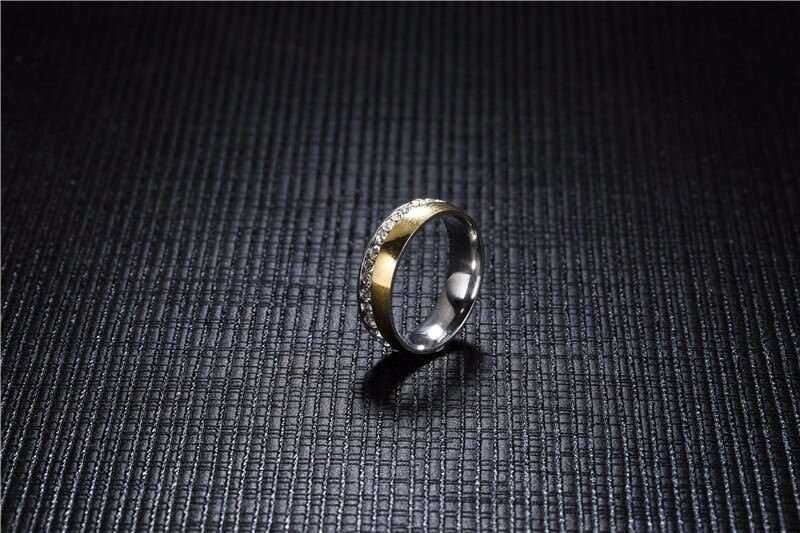 18K Gold Plated Stainless Steel Ring M02319