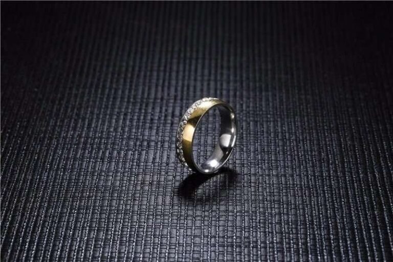18K Gold Plated Stainless Steel Ring M02319