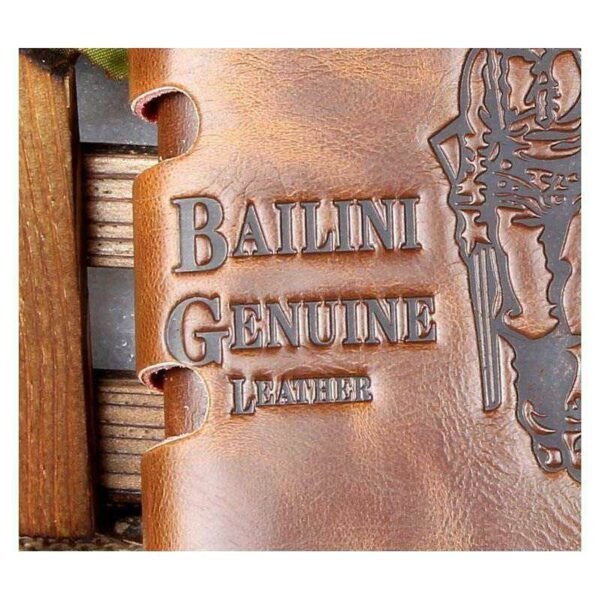 Long Balini Genuine Leather Men Wallet 120G and 18CM M01556