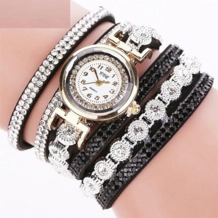 CCQ Fashion Quartez Black Women Watch M01861