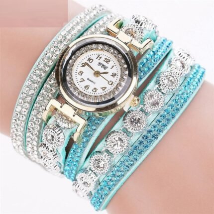 CCQ Fashion Quartez Sea Blue Women Watch M01860
