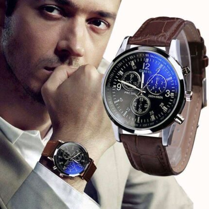 Geneva Original Brown Leather Watch M01842