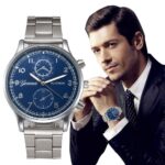 Geneva Stainless Steel Original Silver Watch M01846